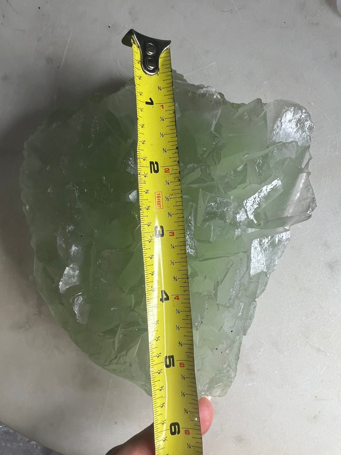 Green cube fluorite 3pounds 1oz