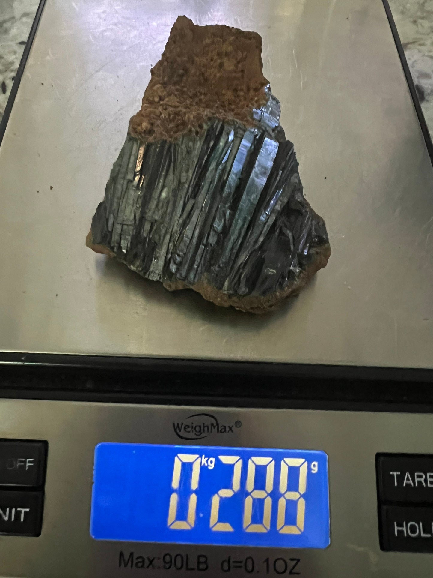 Natural Vivianite 288grams.