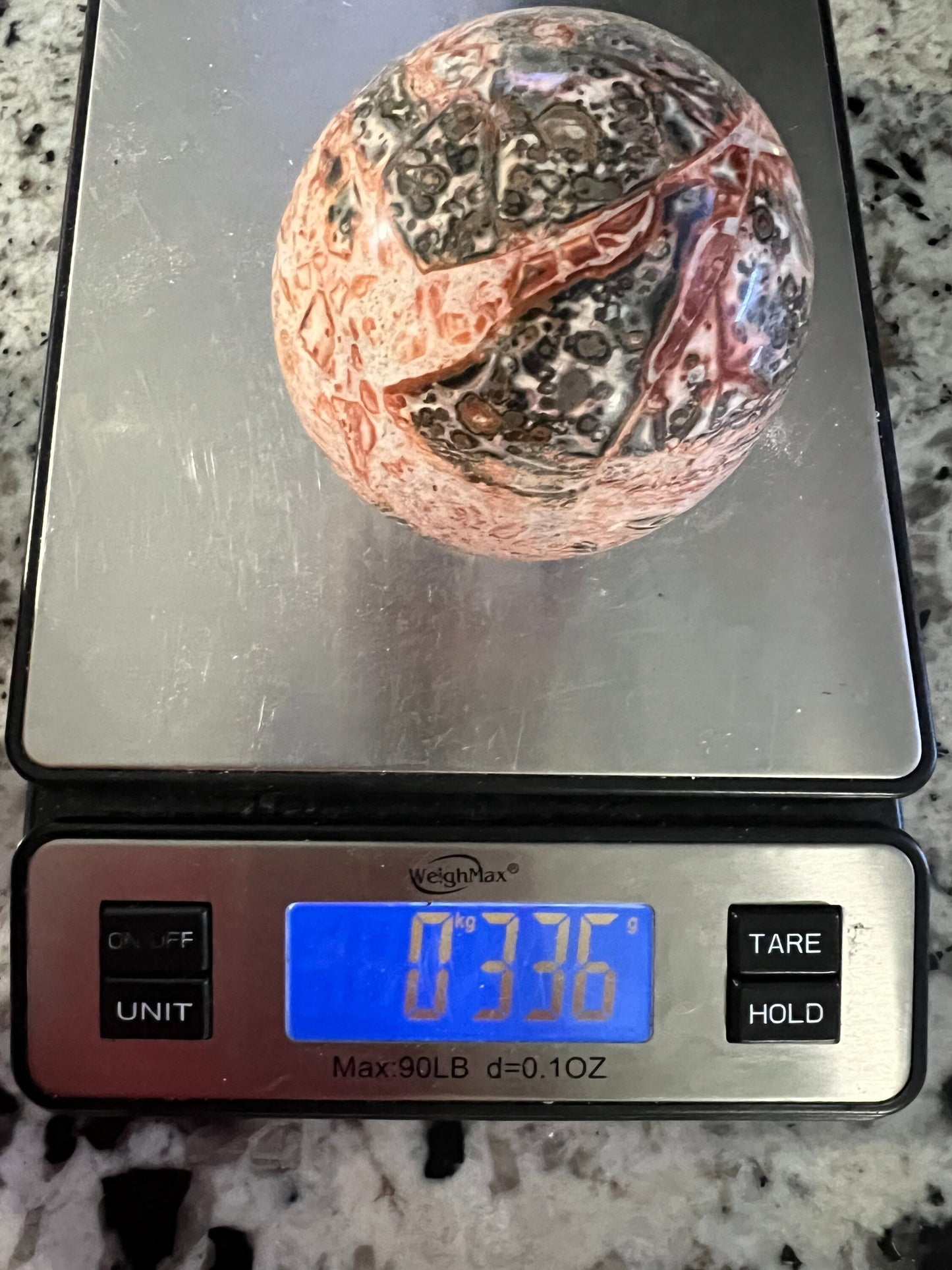 Leopard skin jasper sphere 67mm