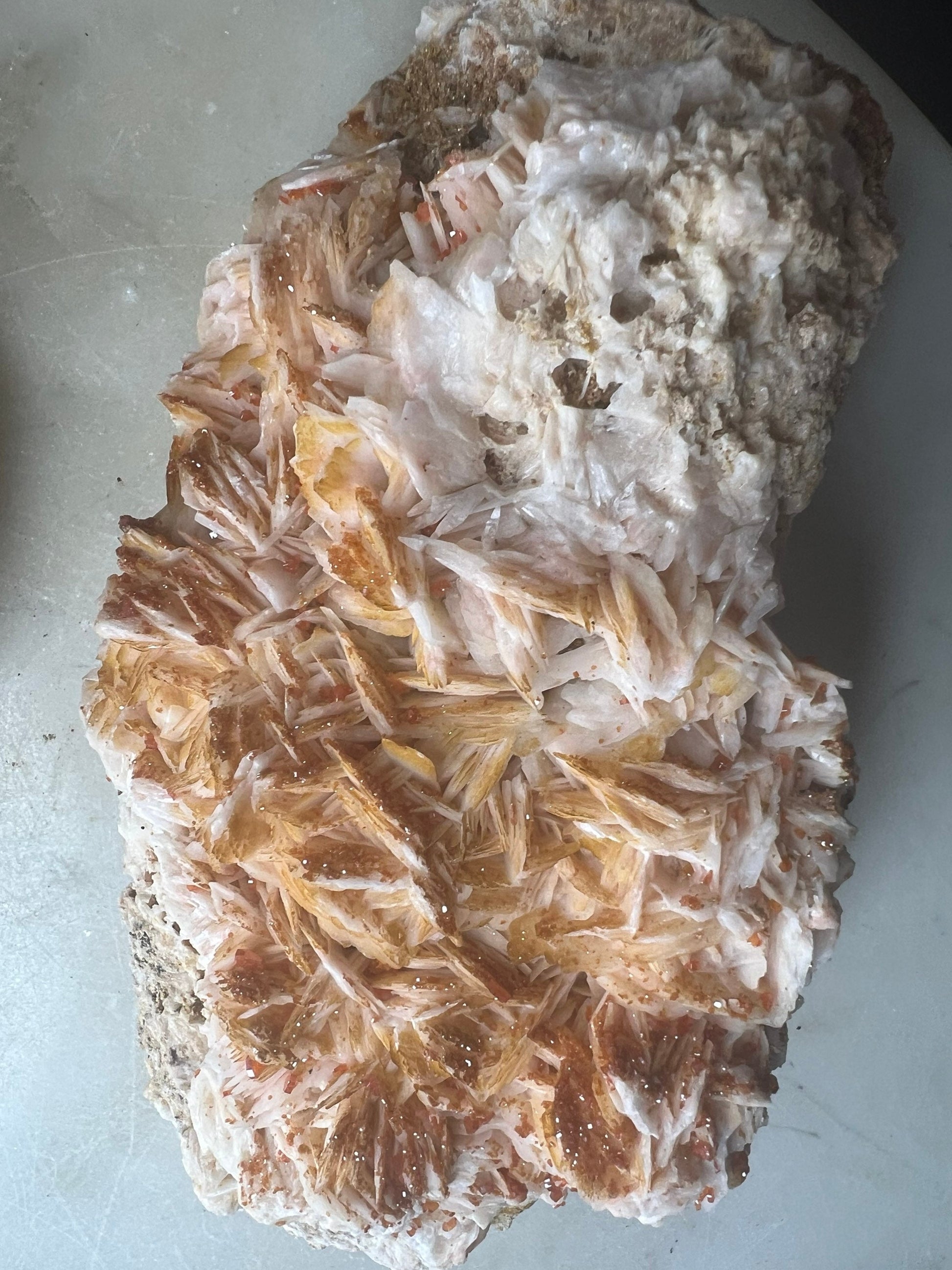 Vanadinite on Baryte 2pounds 6oz