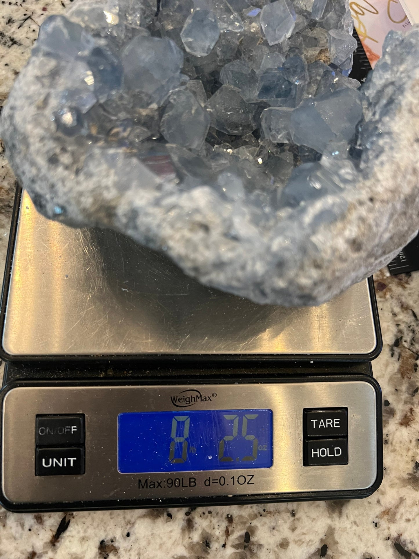 Celestite 8pounds 2oz