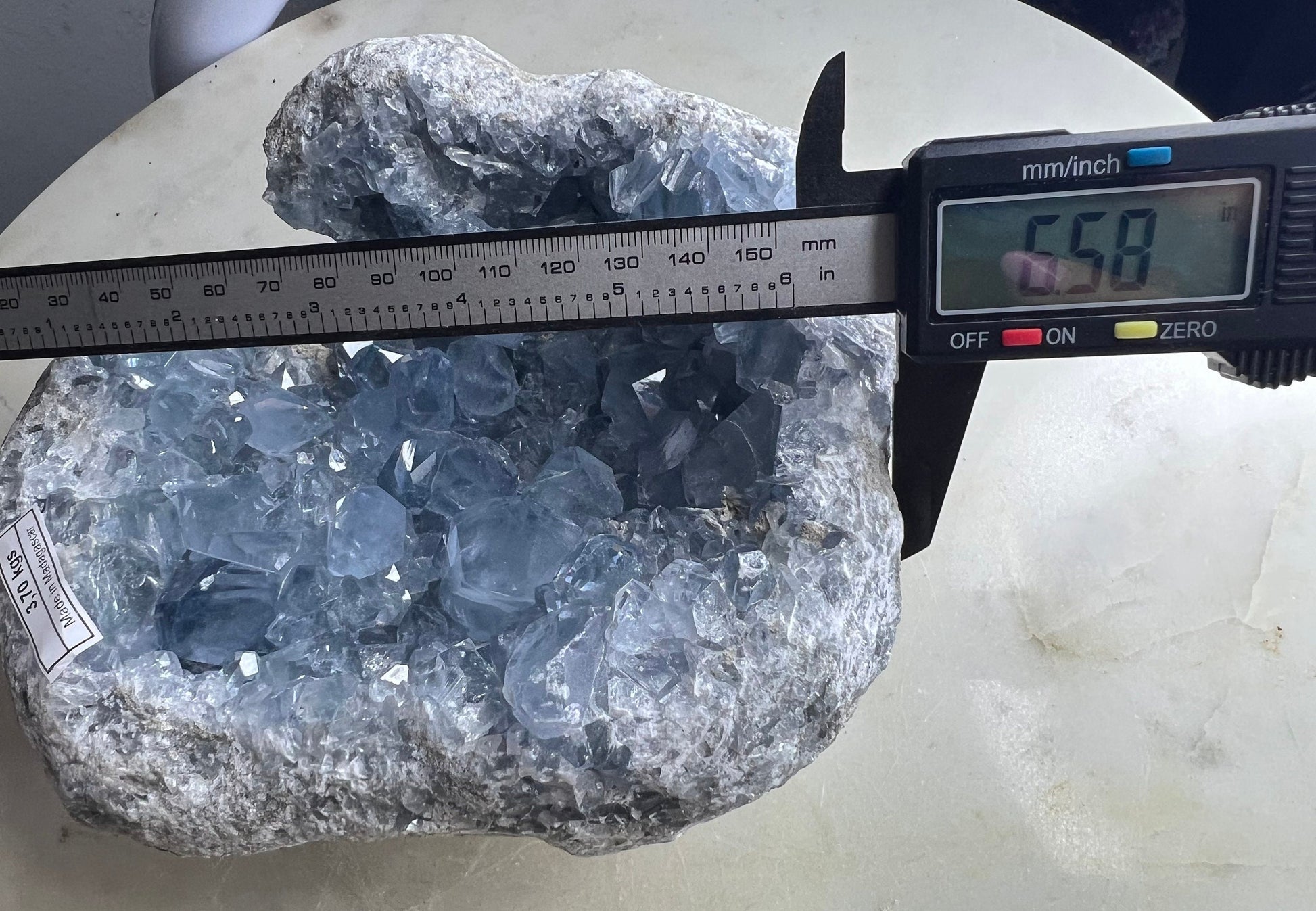 Celestite 8pounds 2oz