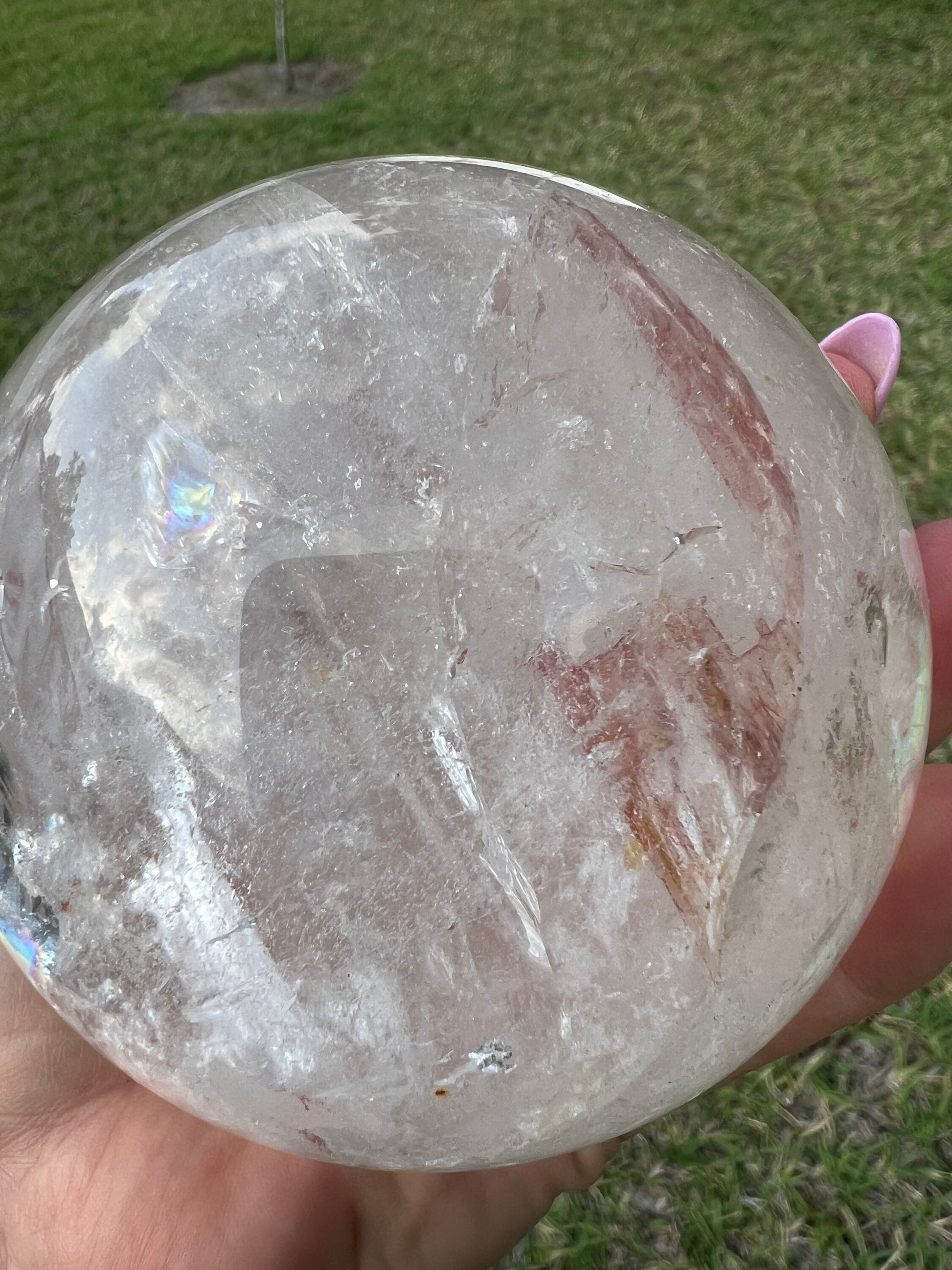 Clear Quartz 91mm sphere