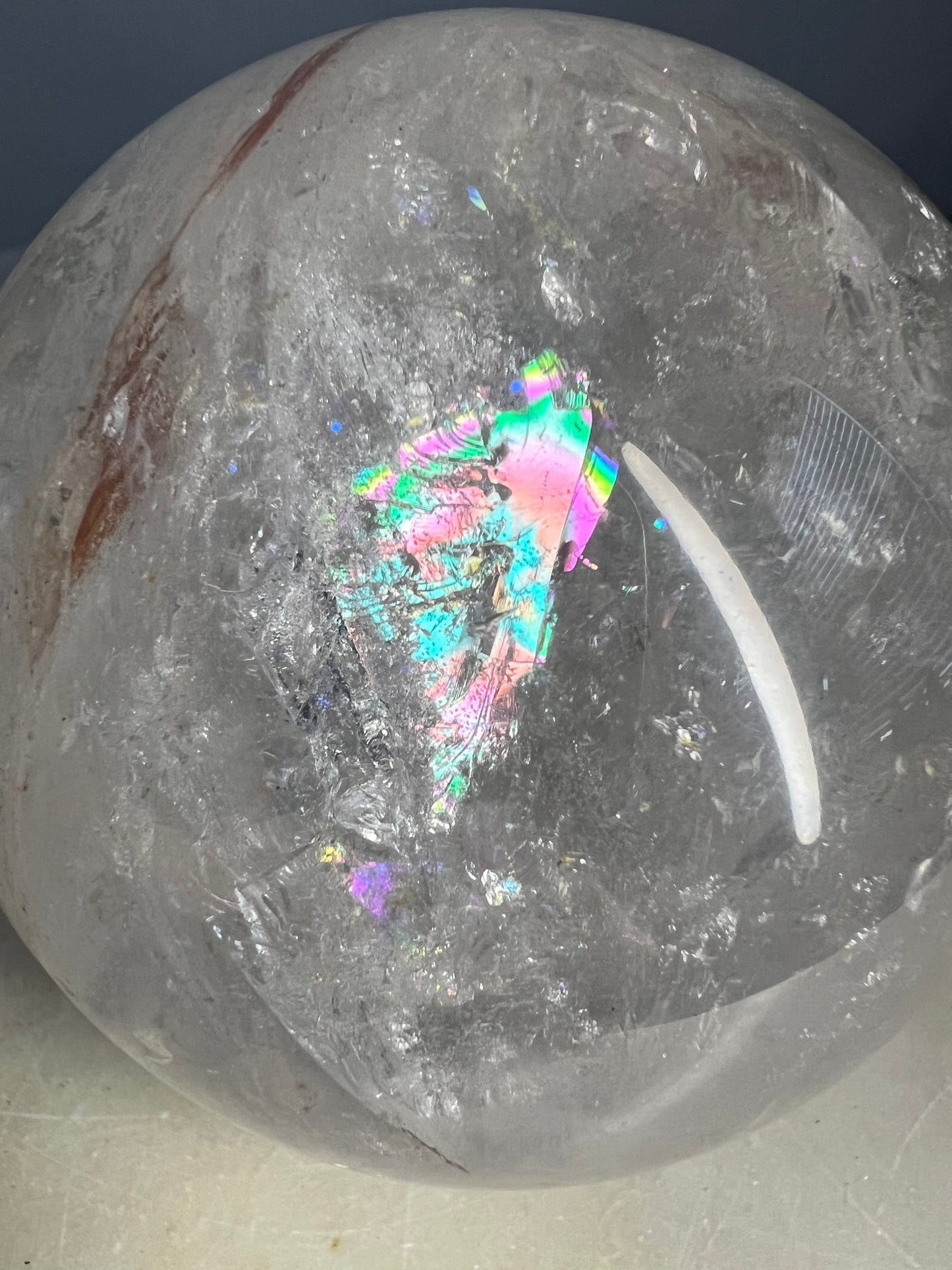 Clear Quartz 91mm sphere
