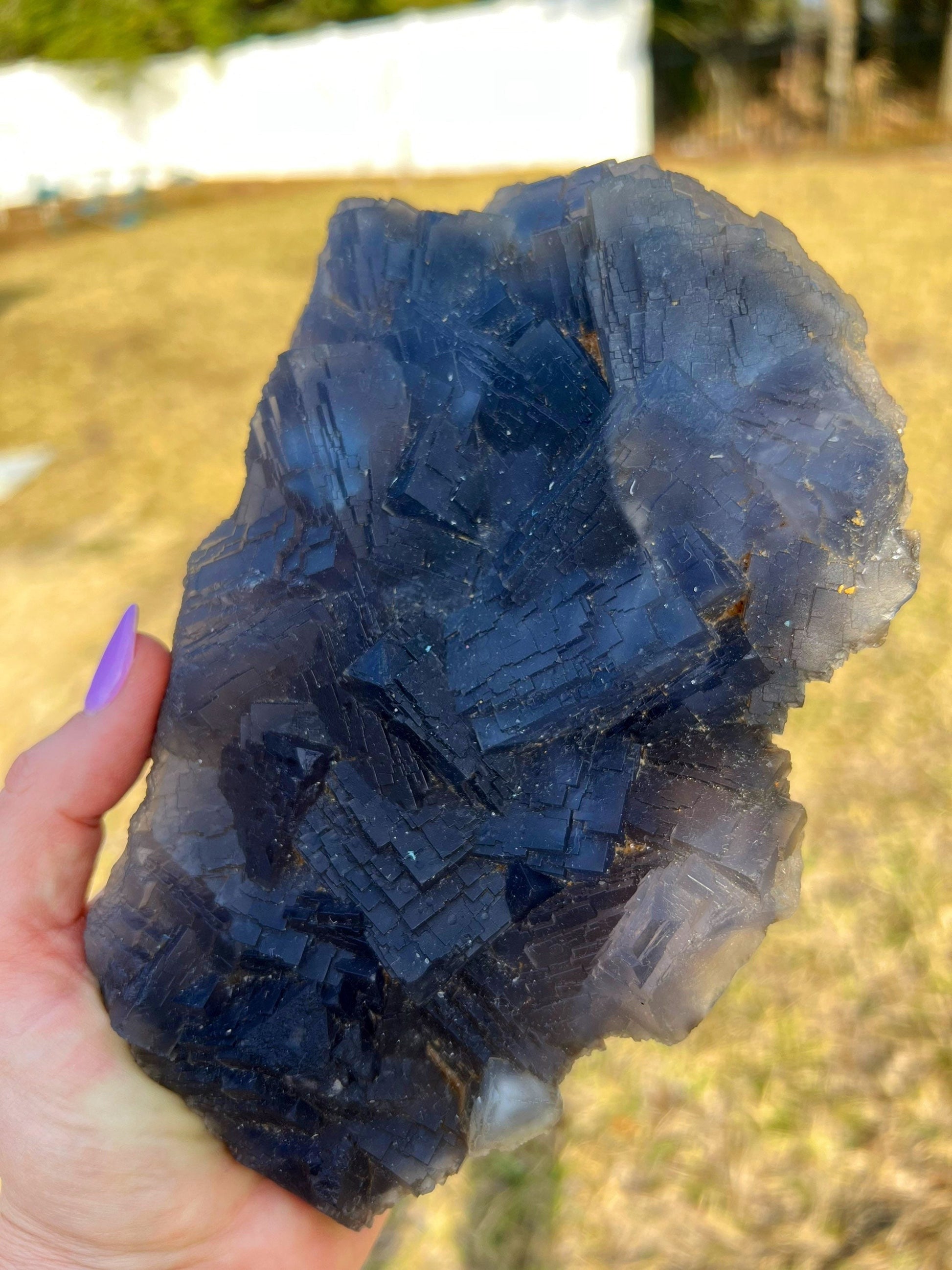 cube fluorite 3 pounds 8oz