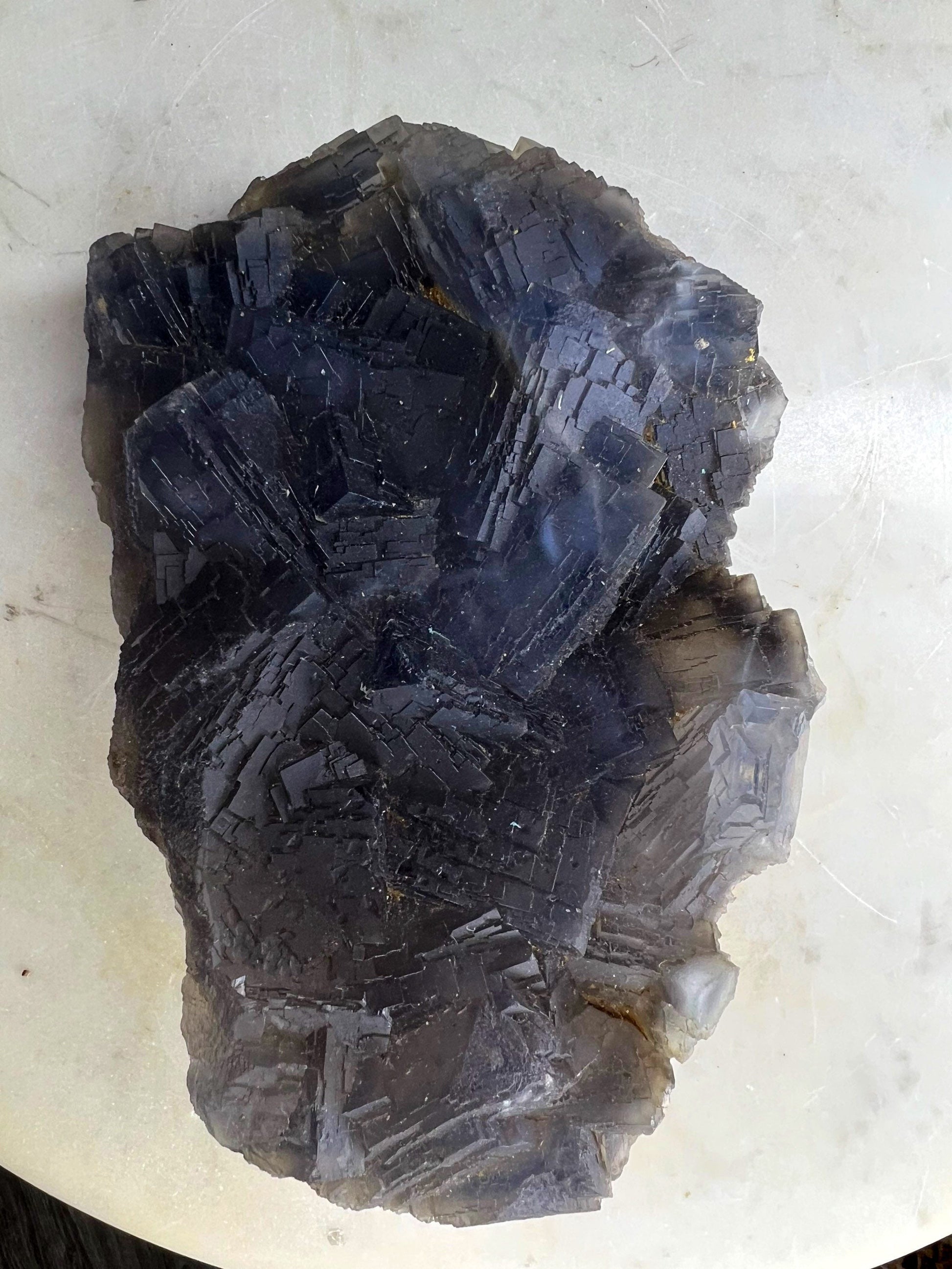 cube fluorite 3 pounds 8oz