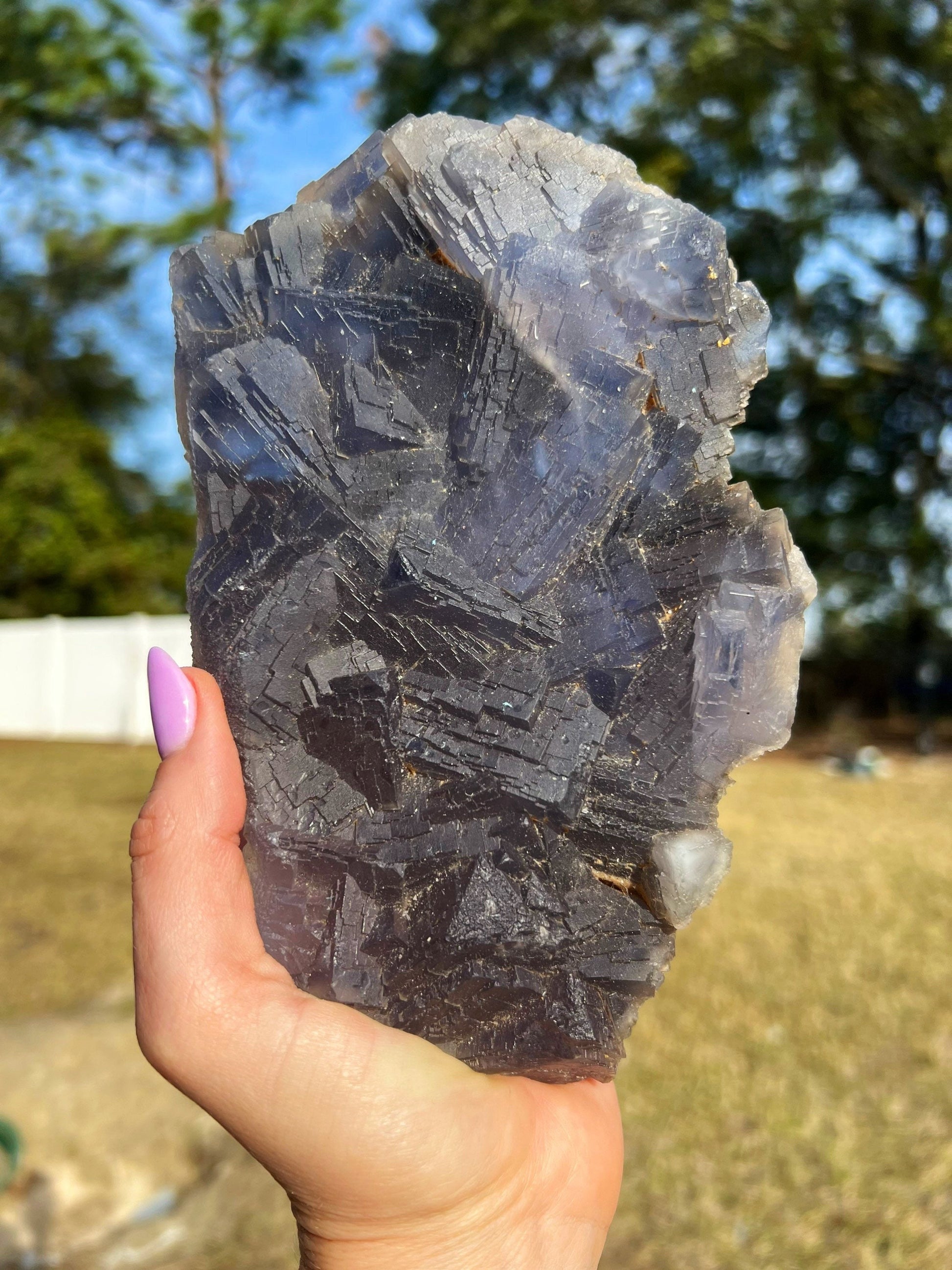 cube fluorite 3 pounds 8oz