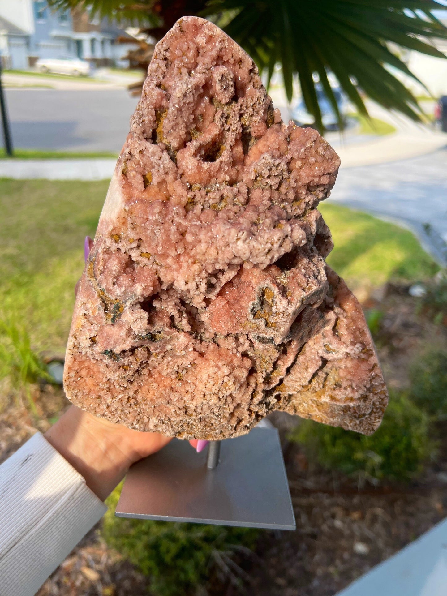 Pink amethyst 6lb 14.4oz from Brazil