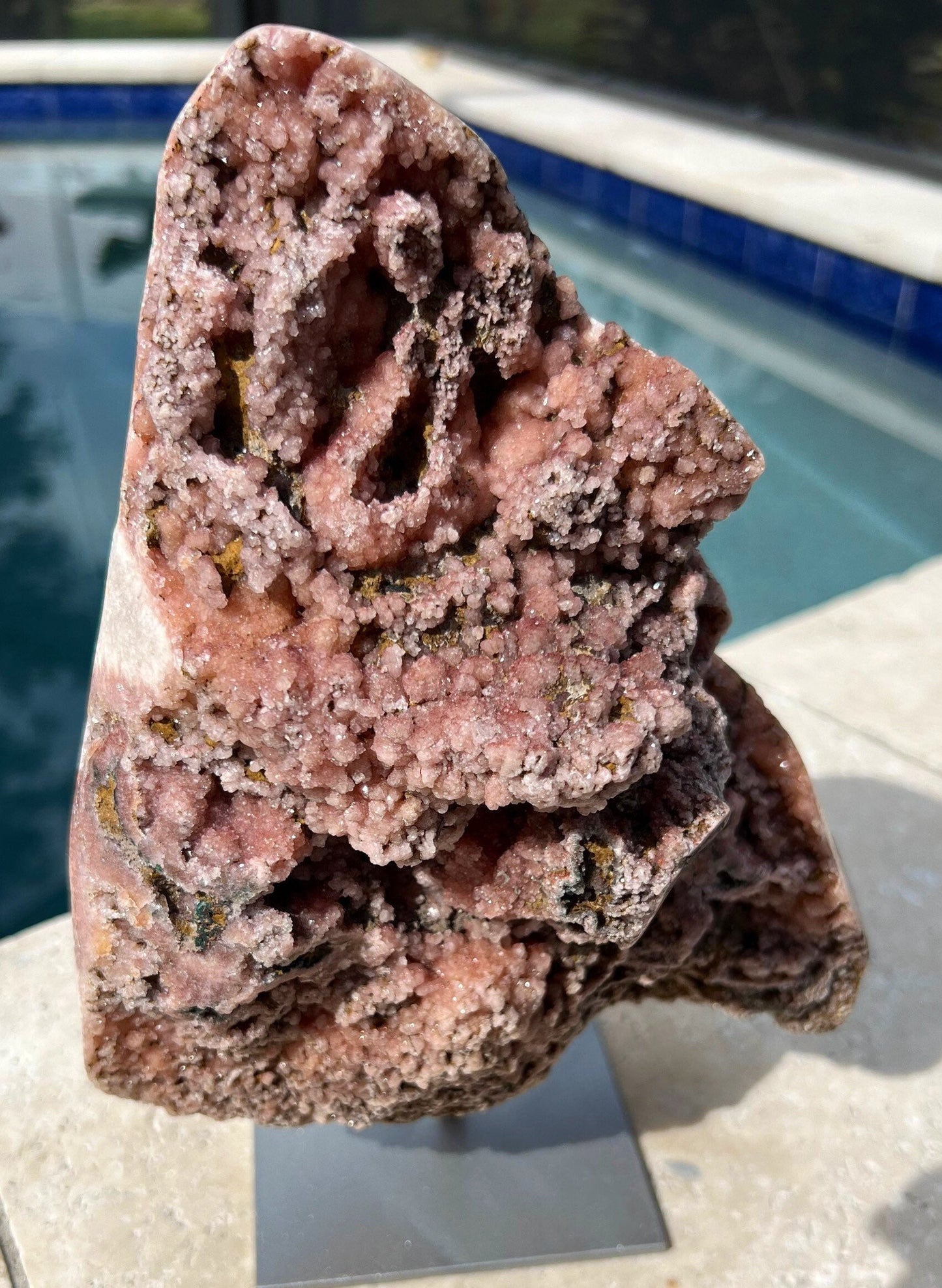 Pink amethyst 6lb 14.4oz from Brazil