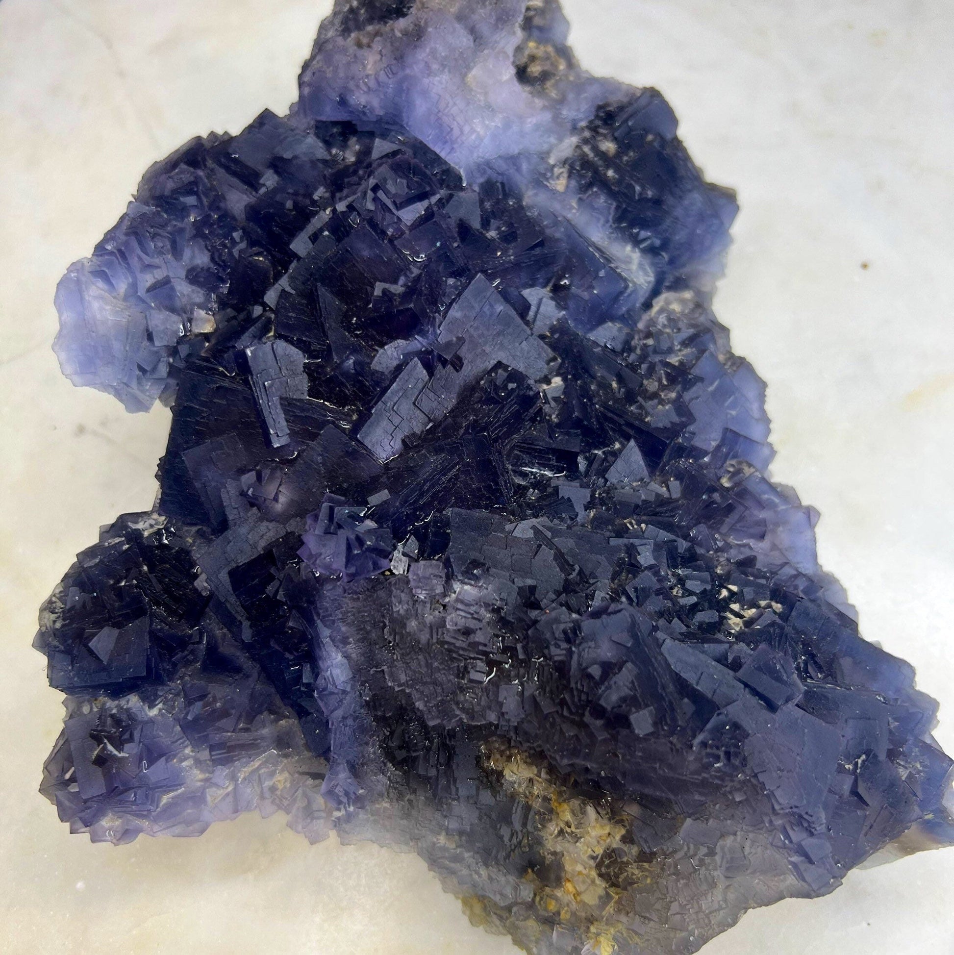 Dark blue/purple Cube fluorite 5pounds 6oz