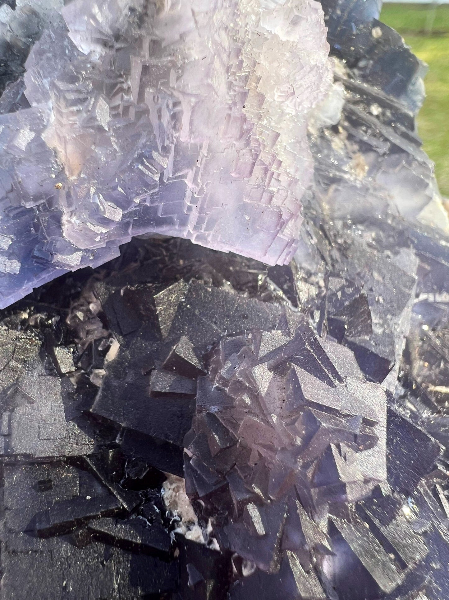 Dark blue/purple Cube fluorite 5pounds 6oz