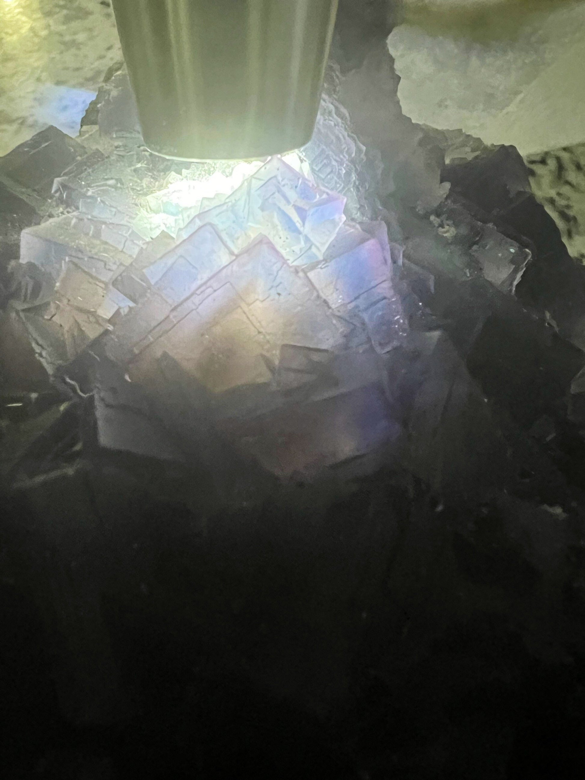 Dark blue/purple Cube fluorite 5pounds 6oz
