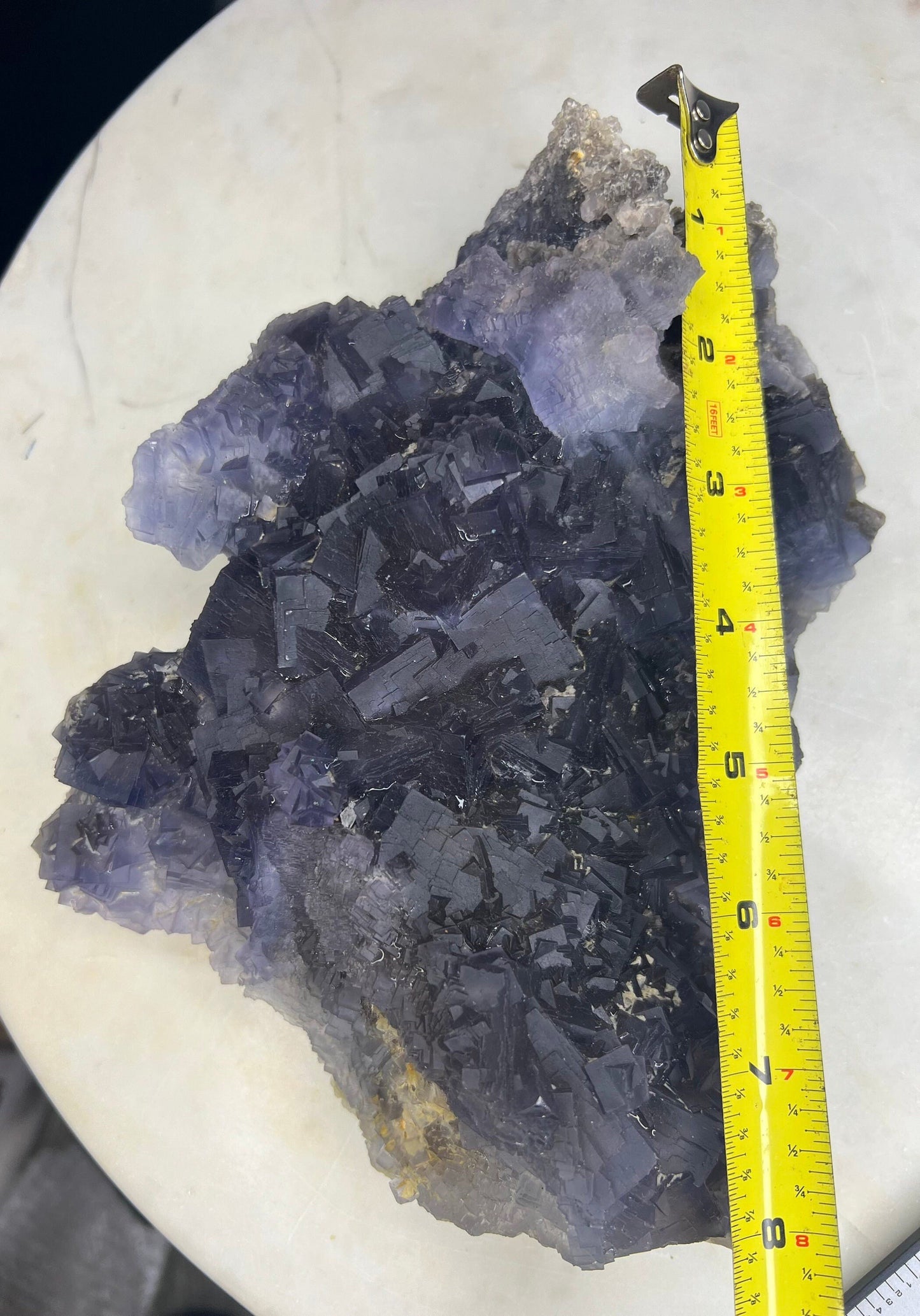 Dark blue/purple Cube fluorite 5pounds 6oz