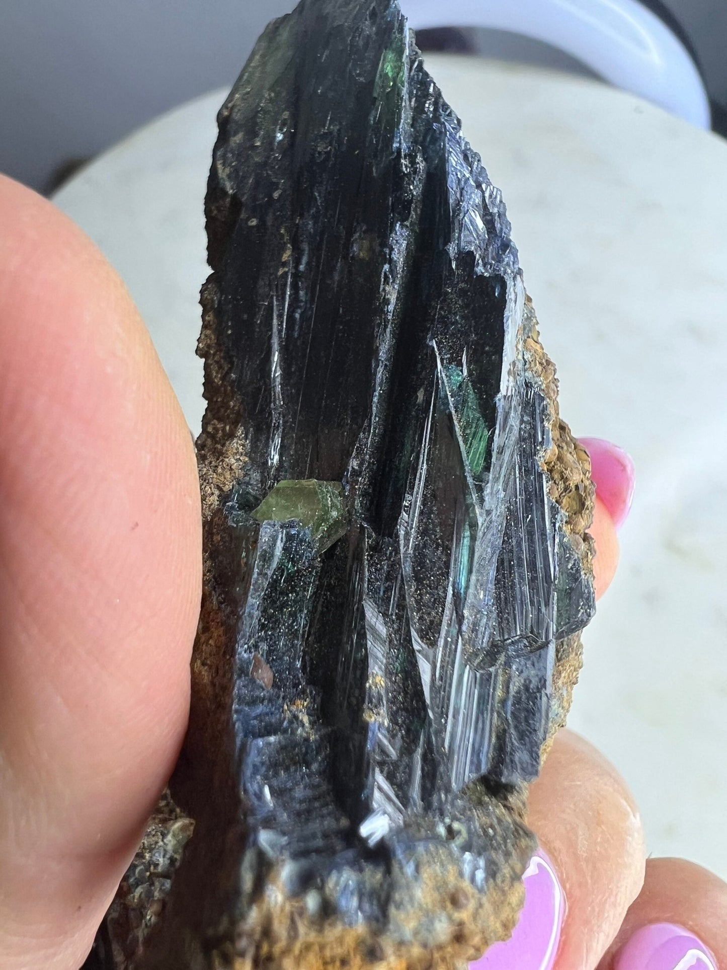 2vivianite clusters total weight 180grams