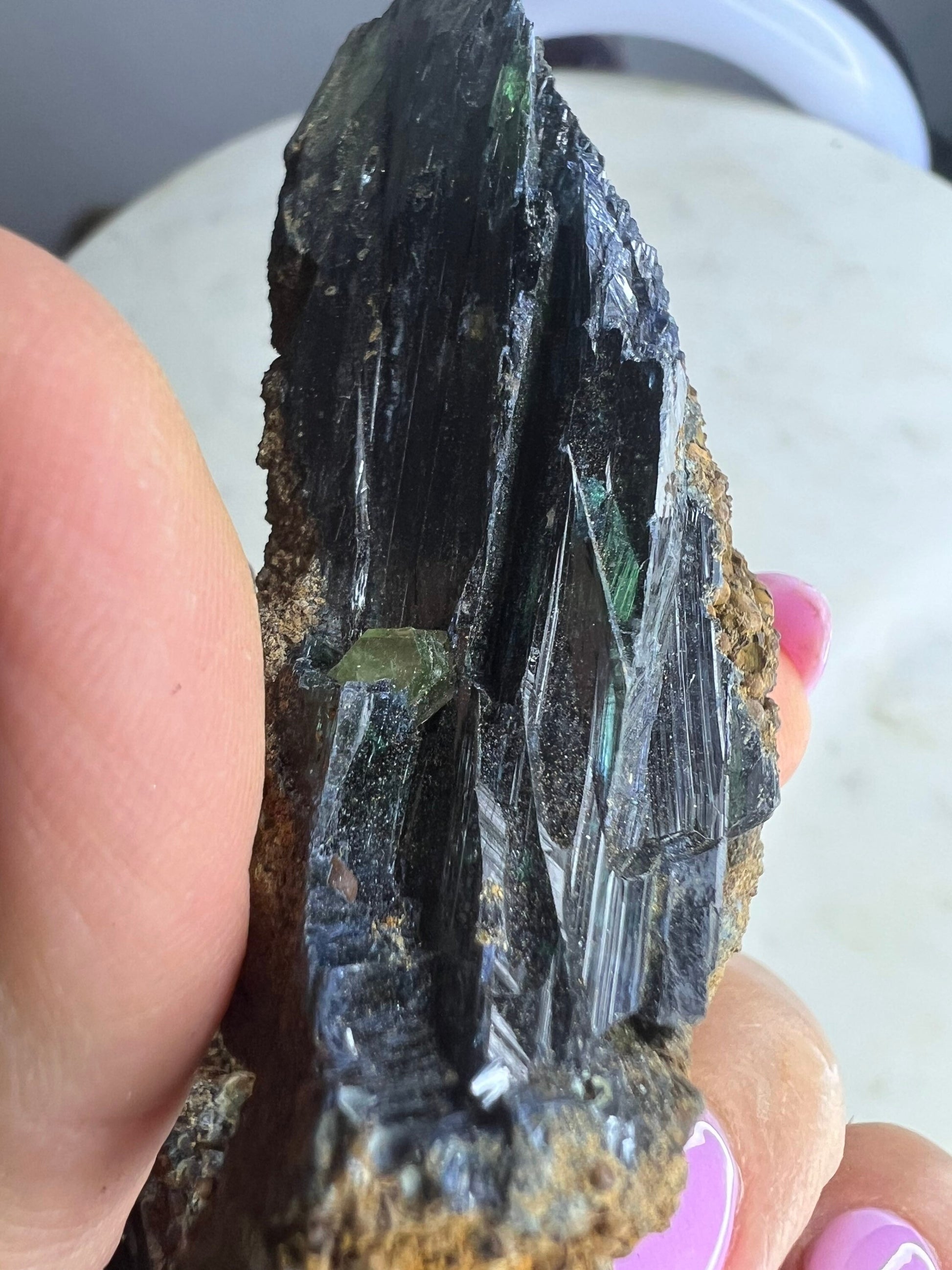 2vivianite clusters total weight 180grams