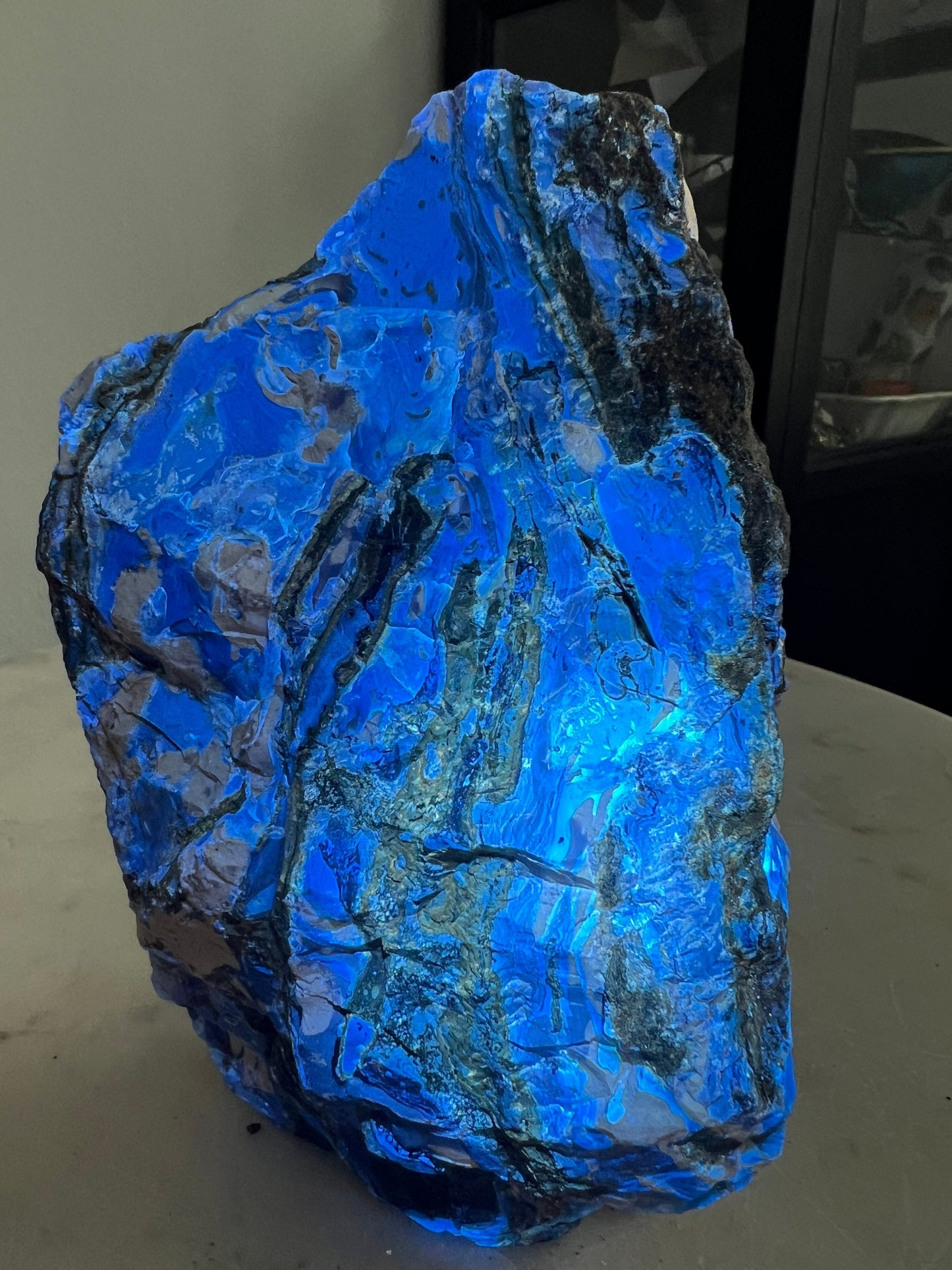 Sumatran blue amber 1 pound 12 oz