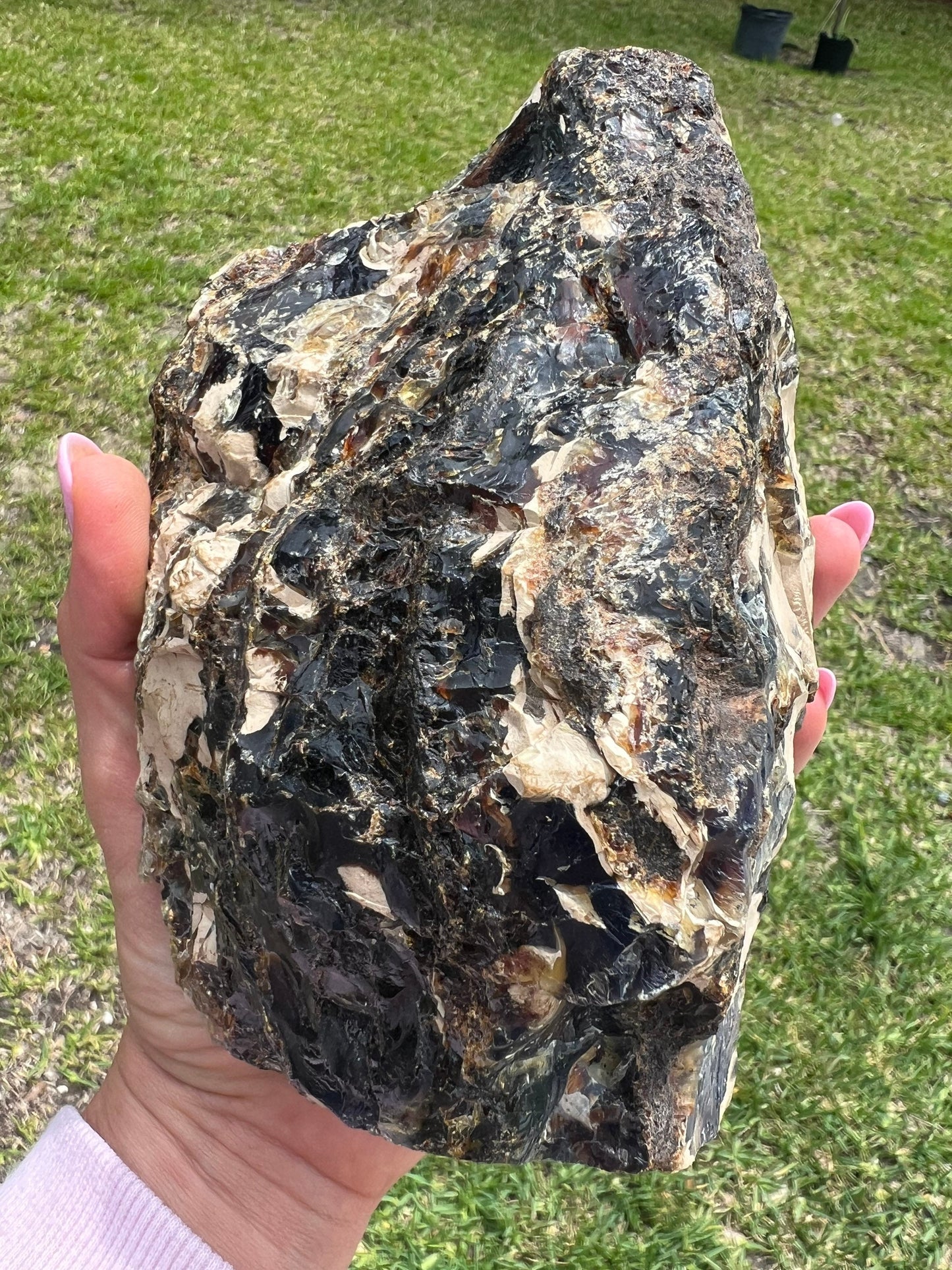 Sumatran blue amber 1 pound 12 oz