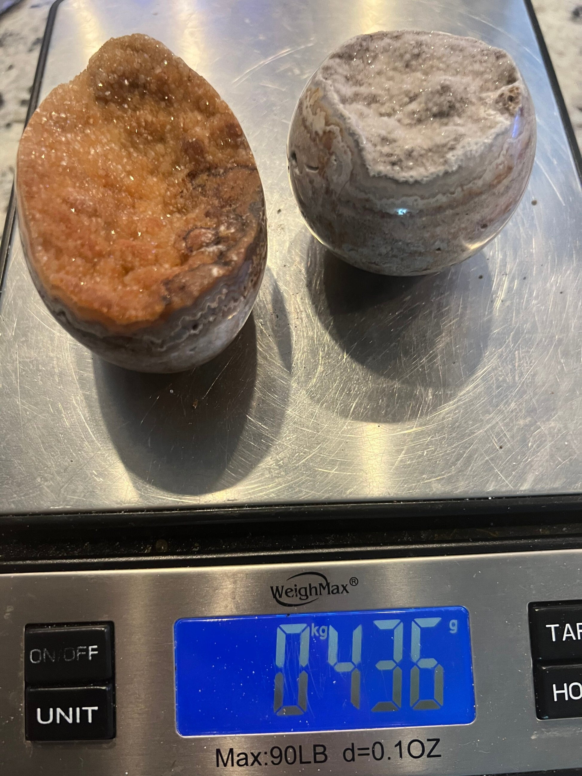 2 crazy lace total weight 436grams