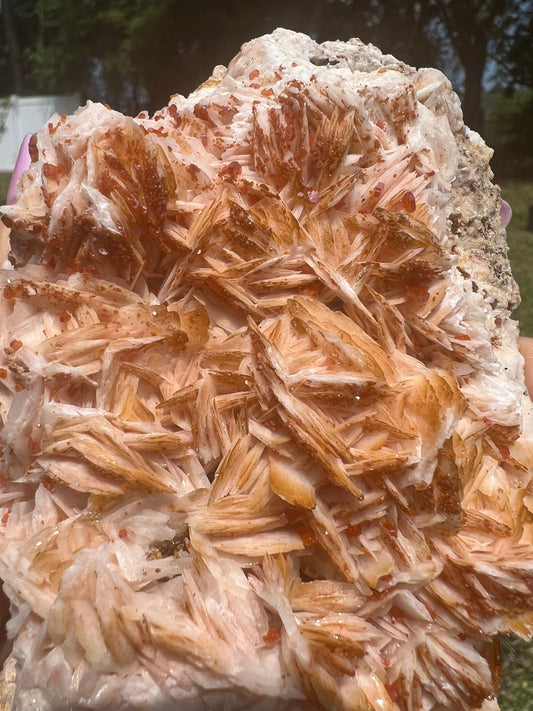 Vanadinite on Baryte 2pounds 6oz