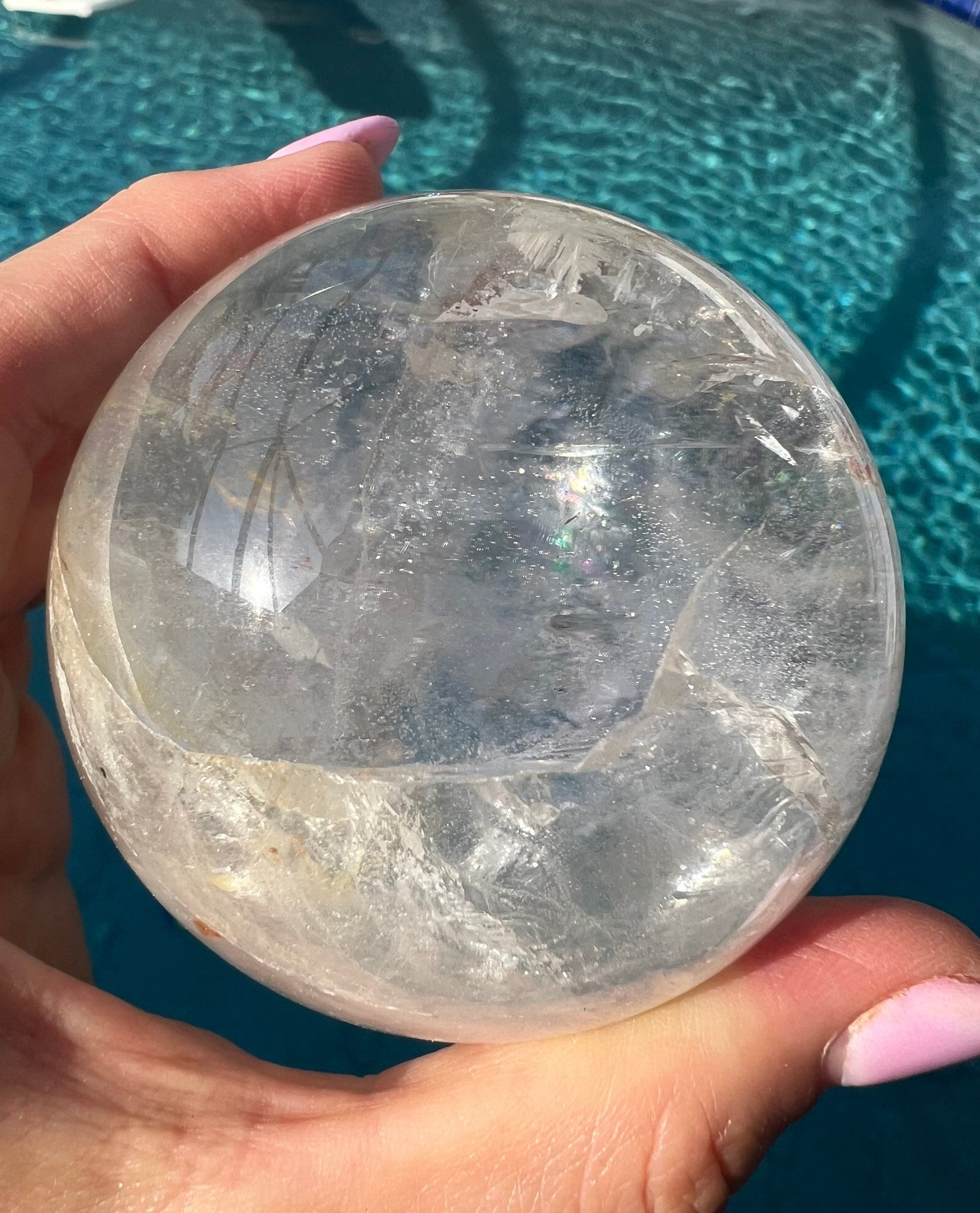 Clear Quartz 71mm sphere from brazil