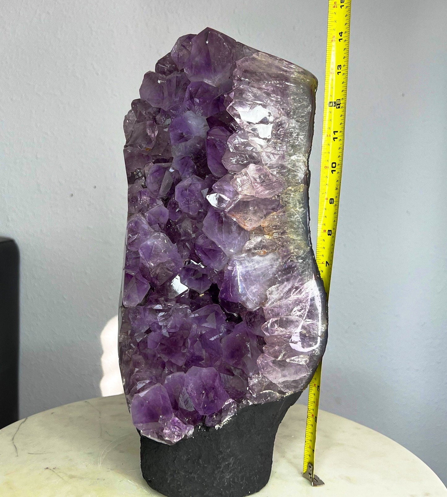 20lb 15oz Amethyst Crystal Cluster from Brazil over 13in tall