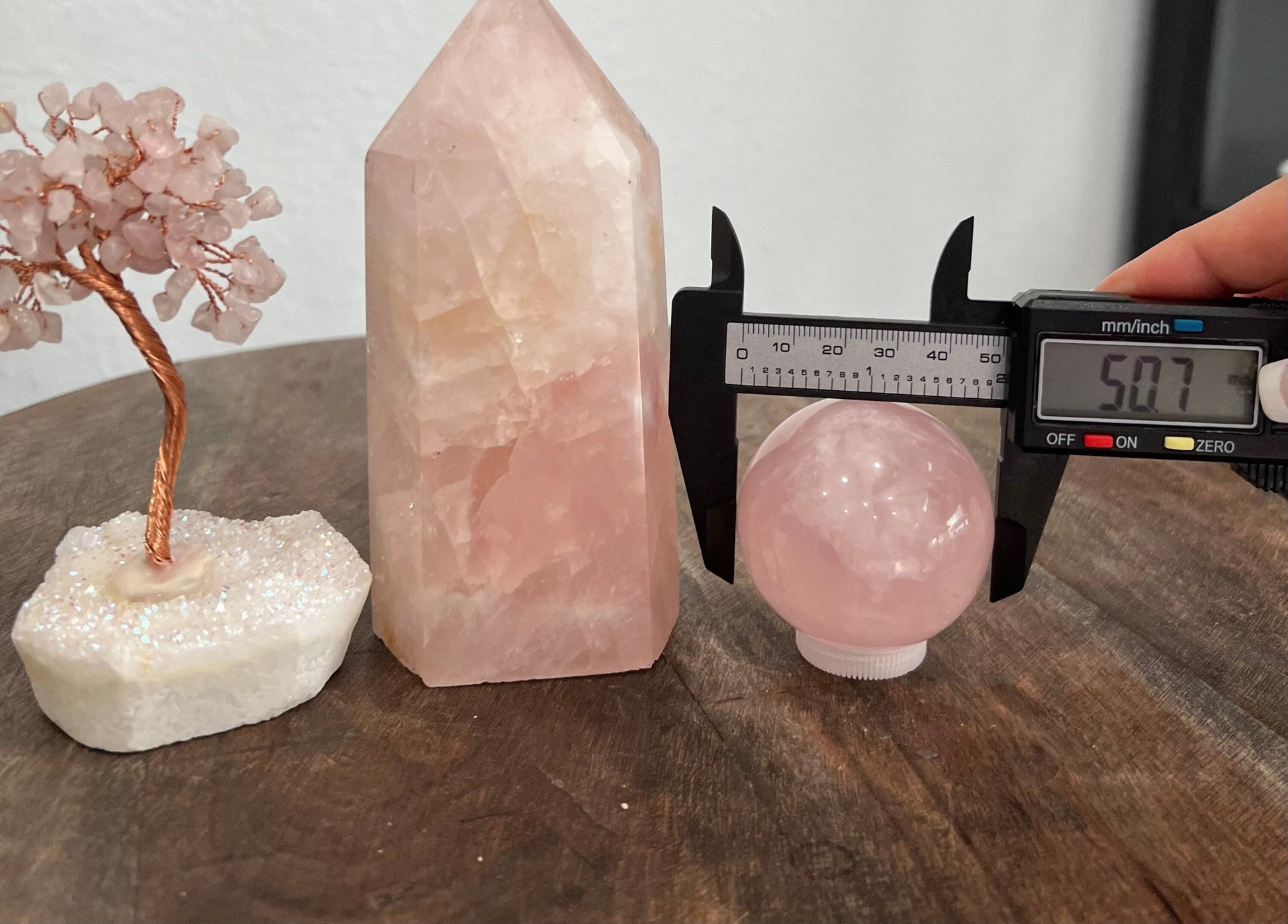 Rose Quartz 3 piece set