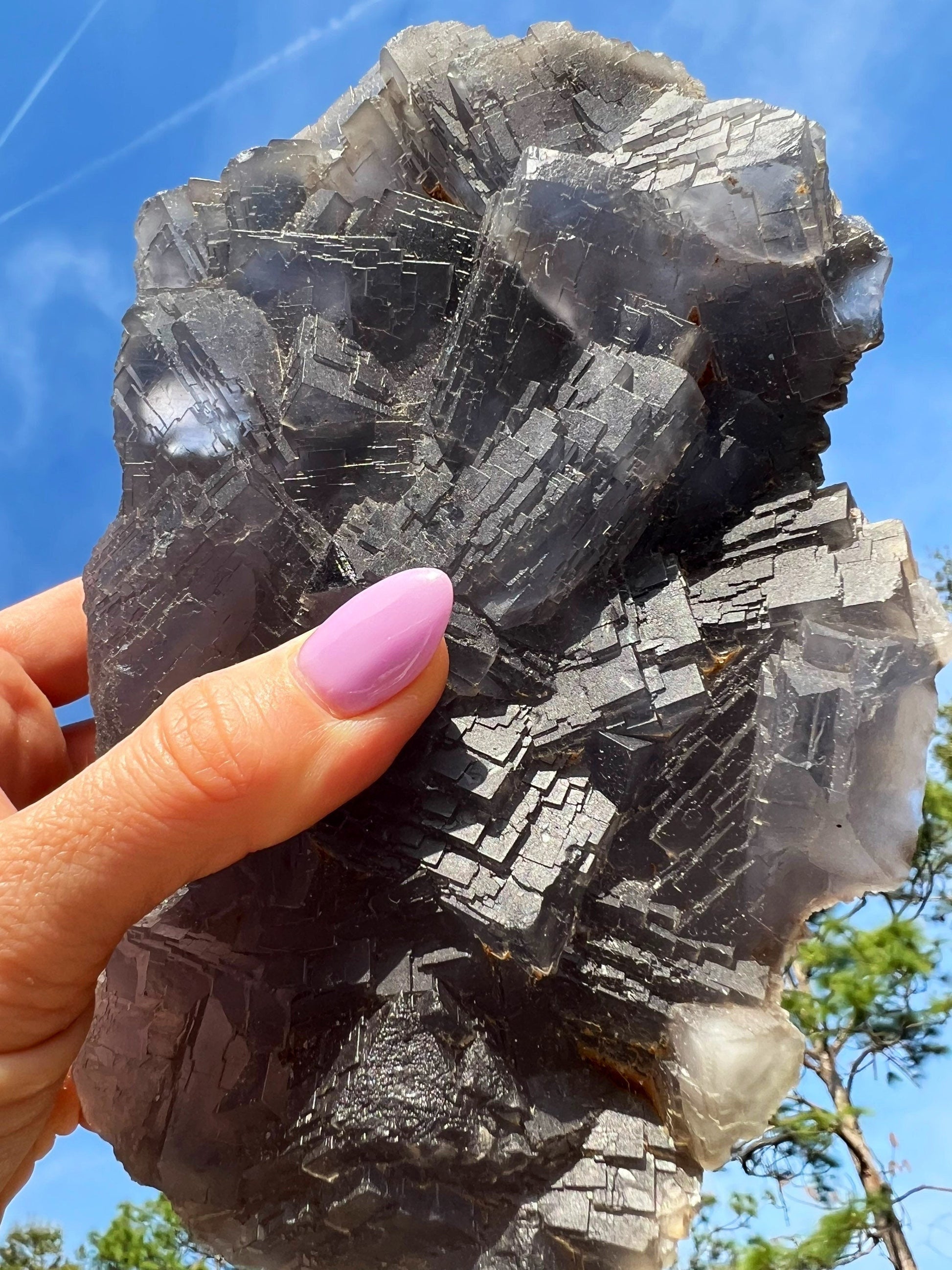 cube fluorite 3 pounds 8oz