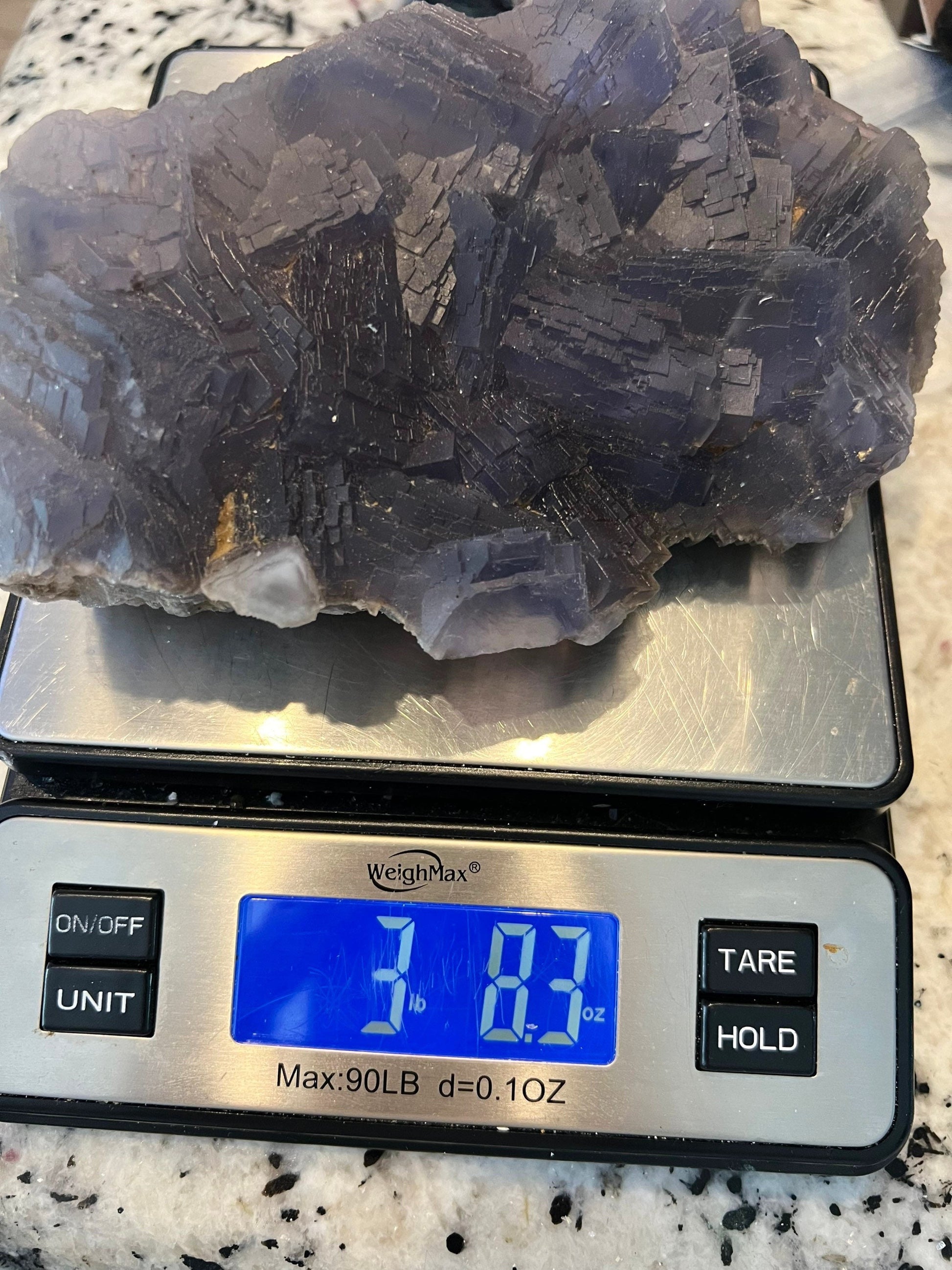 cube fluorite 3 pounds 8oz
