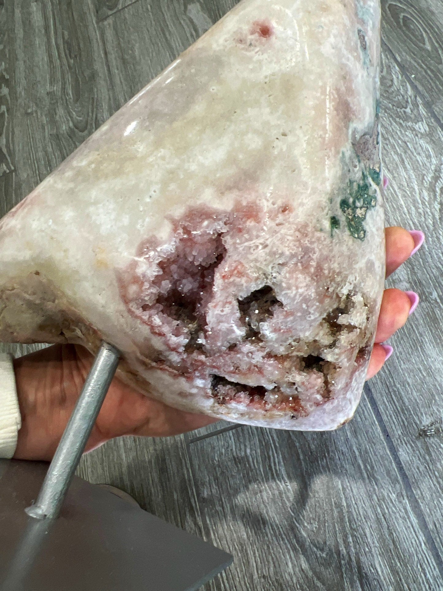 Pink amethyst 6lb 14.4oz from Brazil