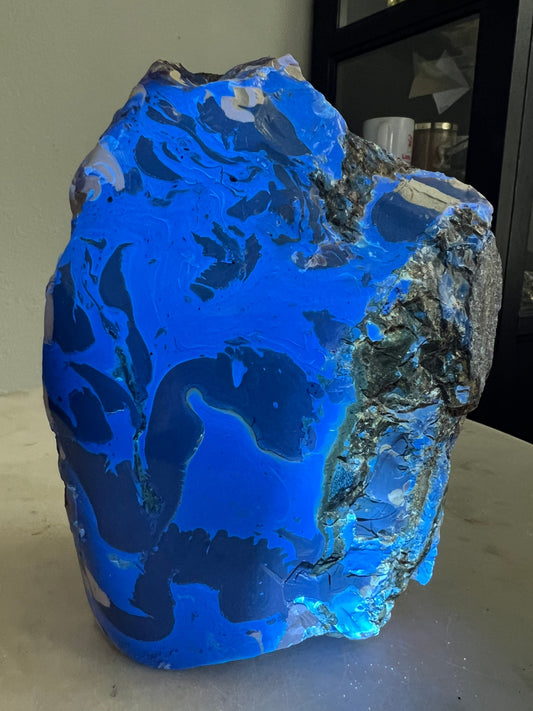 Sumatran blue amber 1 pound 12 oz