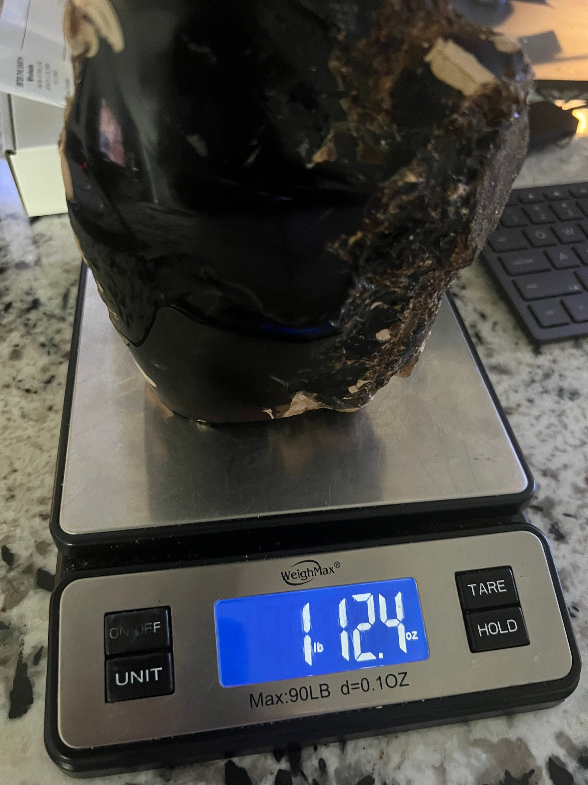 Sumatran blue amber 1 pound 12 oz