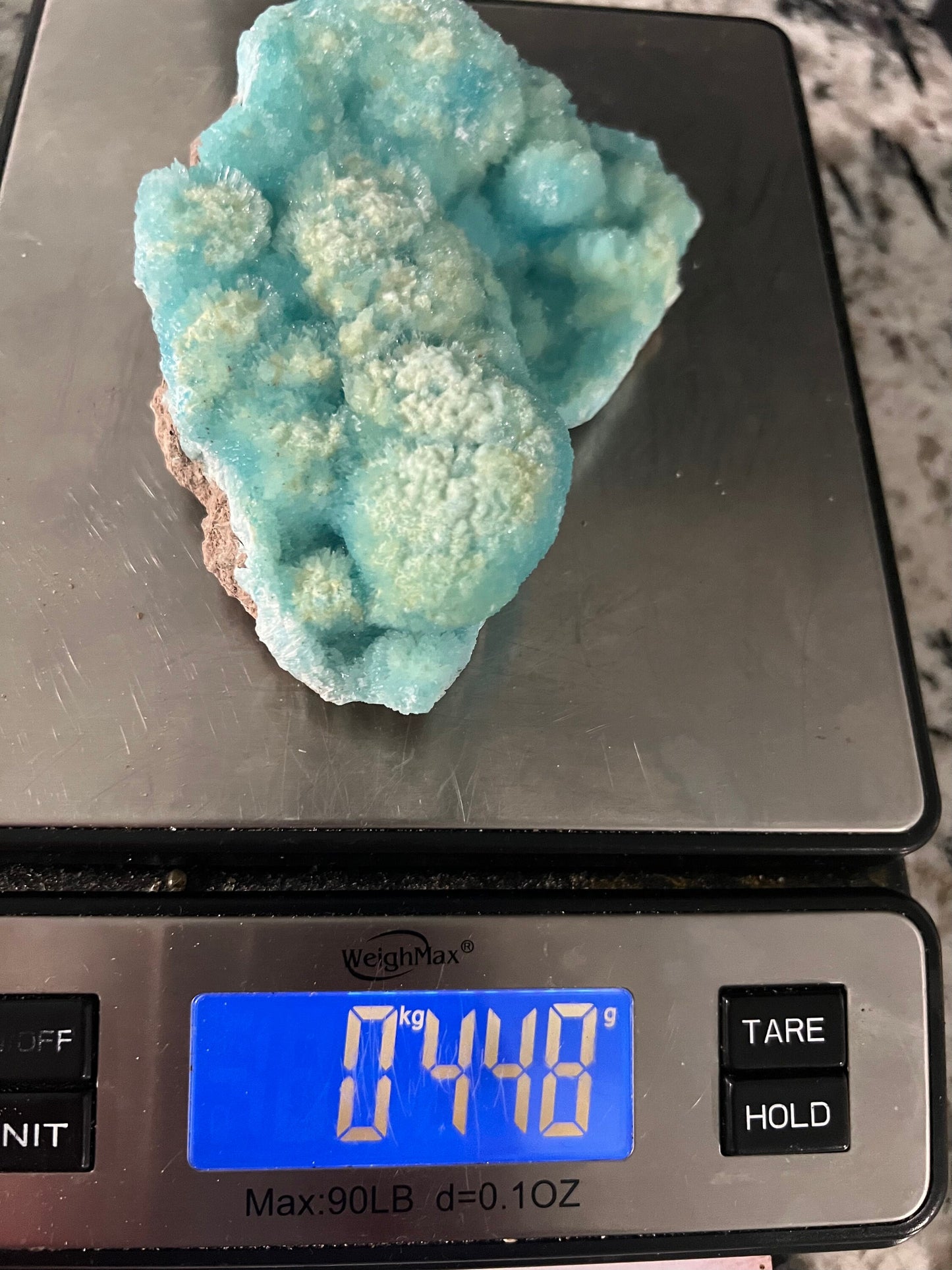 Natural raw Aragonite 448grams