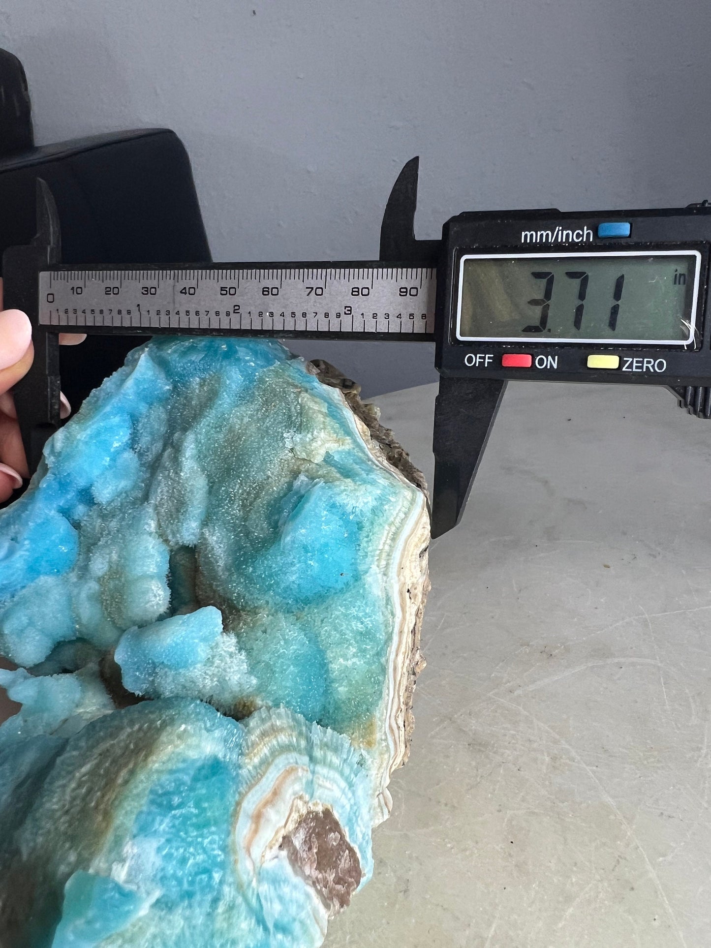 Natural raw Aragonite from Afghanistan 3 pounds and 7 inch long.