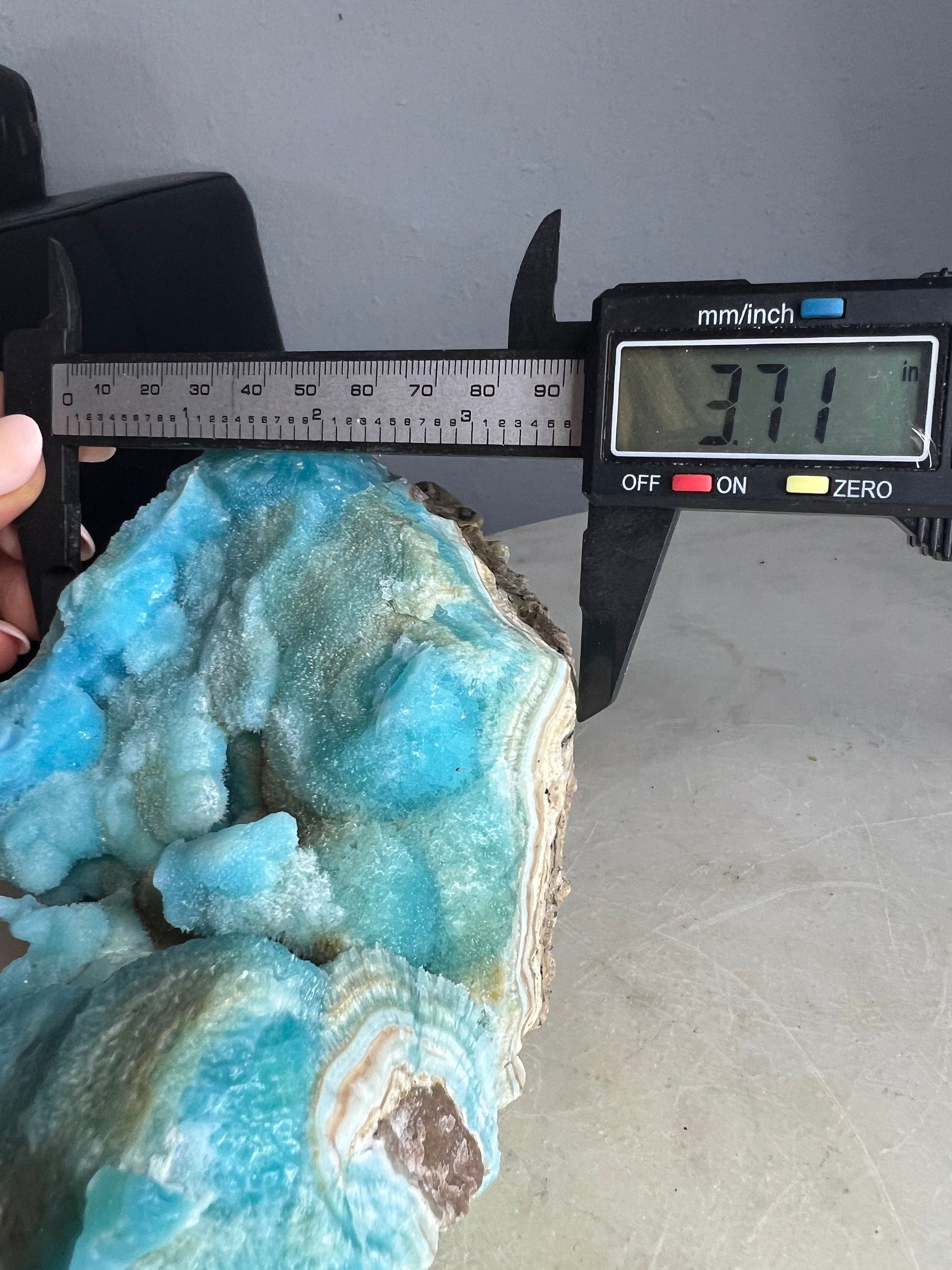 Natural raw Aragonite from Afghanistan 3 pounds and 7 inch long.